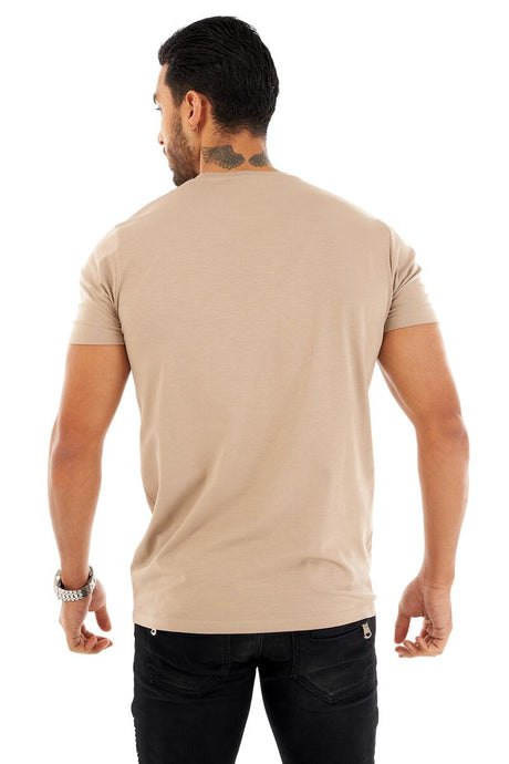 Limited Edition Streetwear Apparel - George V Beige Tee