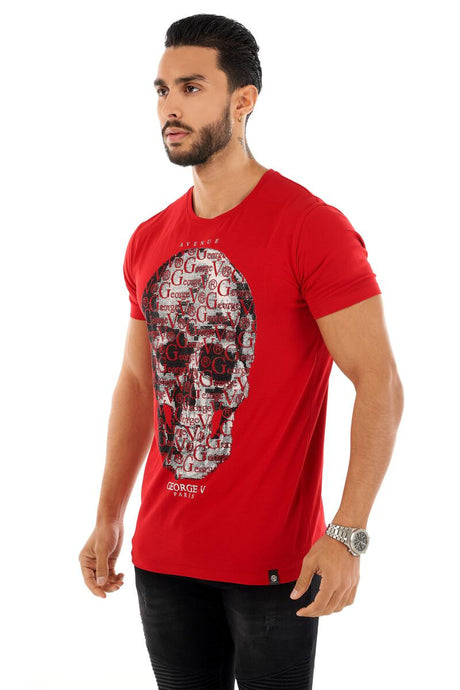 Fashionable Red Passion Tee - George V Collection