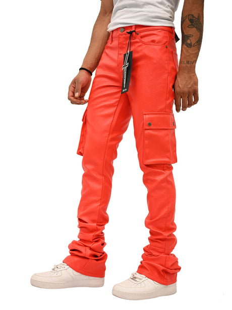 Doctrine - Leather Stacked - Red