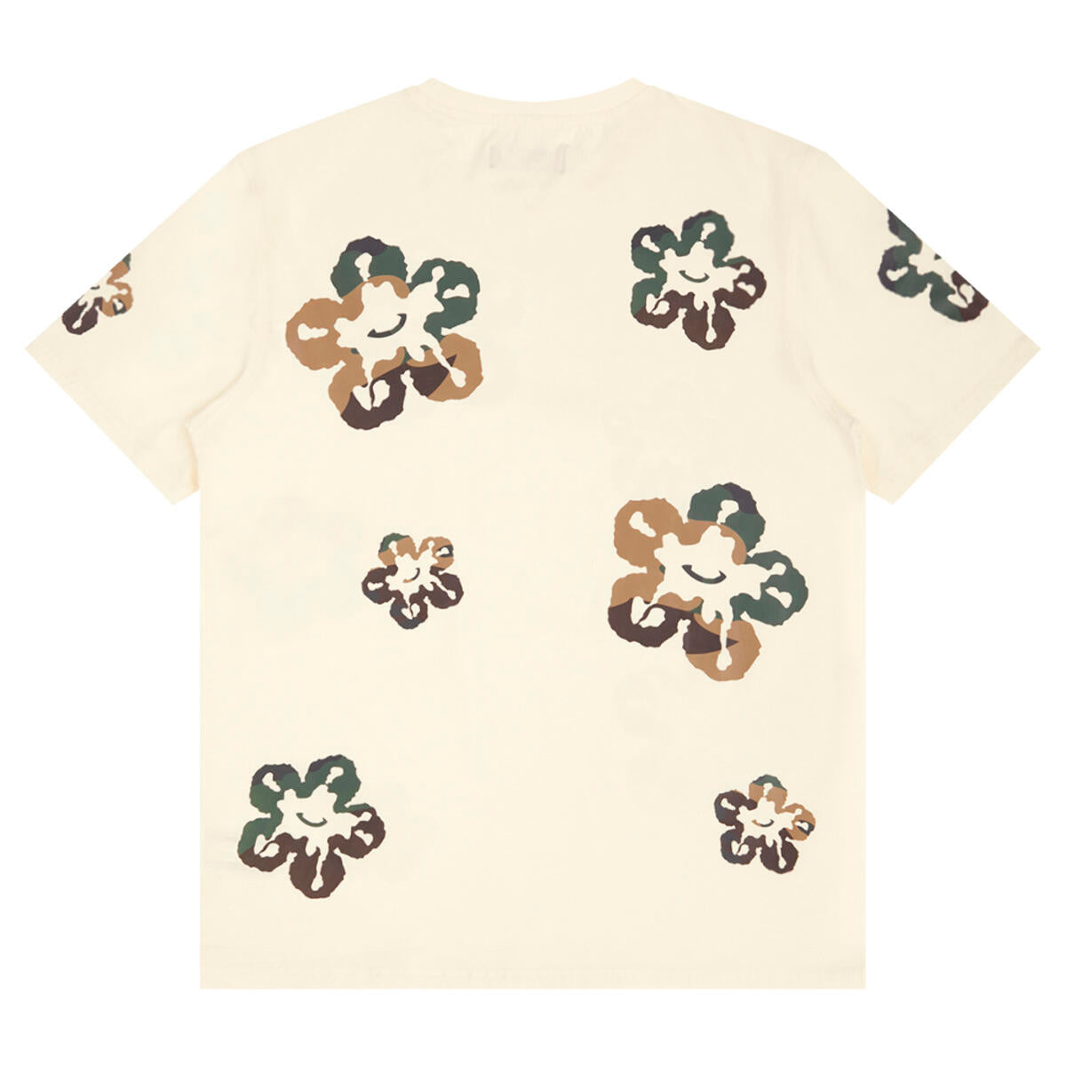 Woodland Camo Tear T-Shirt Cream