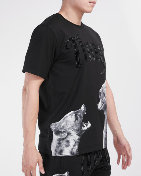 Roku Studio Thug Life Hyena T-Shirt - Black Side View