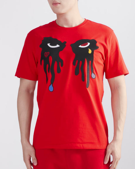 Red Roku Studio Tear Drip T-Shirt