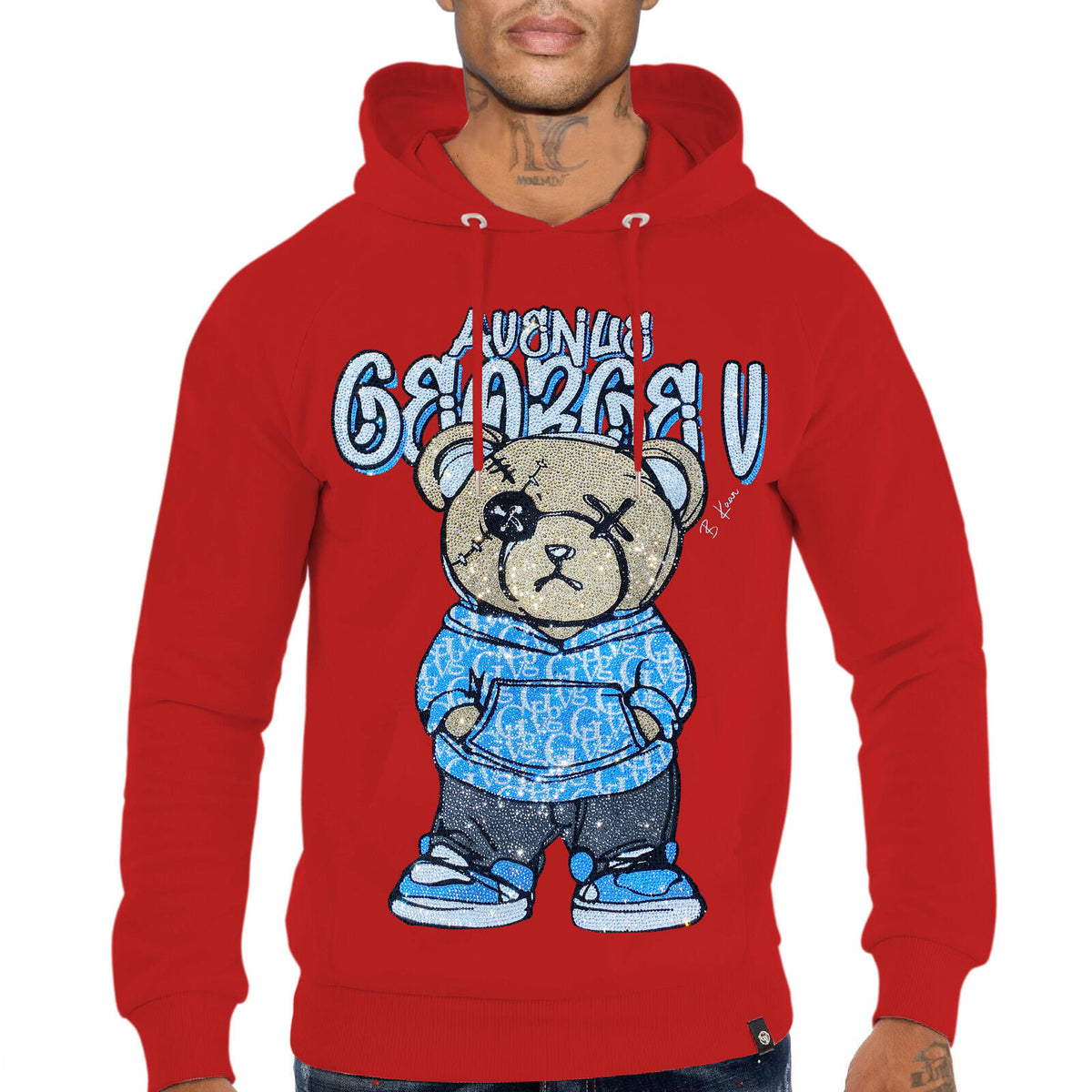 George V Paris Hoodie GV2625 Red