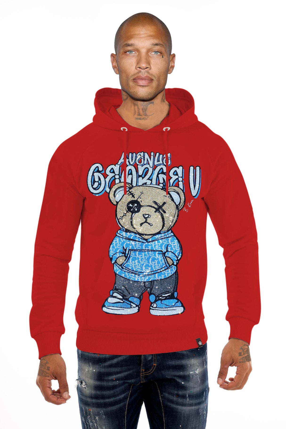 George V Paris Hoodie GV2625 Red