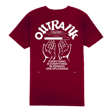 Outrank Maroon T-Shirt 