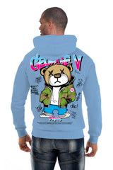 GEORGE V PARIS BEAR HOODIE MULTI COLORS- GO ONE SIZE UP