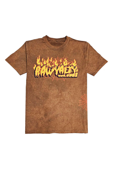 Rawyalty Feelings T-shirt Brown Wash Front