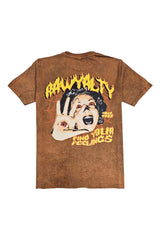 Rawyalty Feelings T-shirt Brown Wash Back