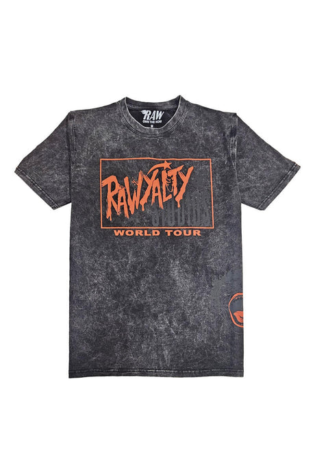 Rawyalty Studio T-Shirt Black Wash - Front View