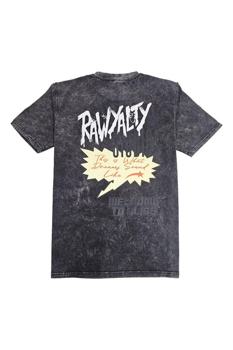 Rawyalty Studio T-Shirt Black Wash - Back View