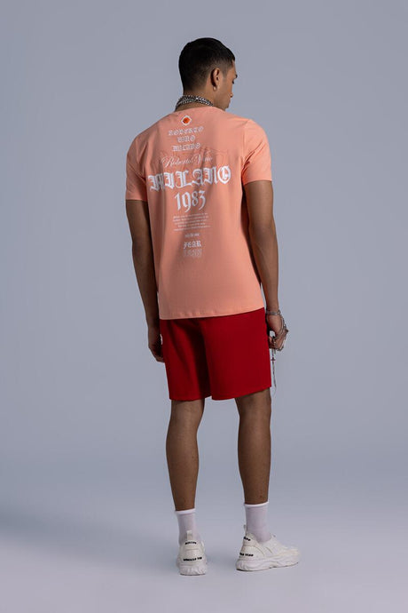 Roberto Vino Milano Apricot T-Shirt - Back View