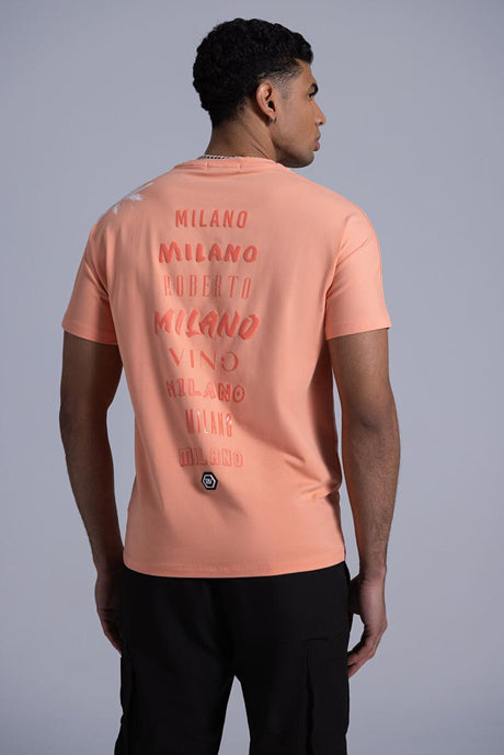 Apricot T-Shirt Back View