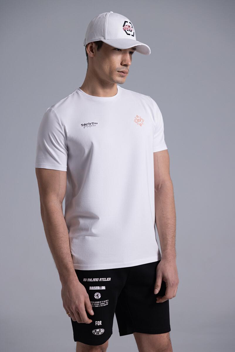Roberto Vino Milano White T-Shirt - Stylish Comfort | Drip Nation IL