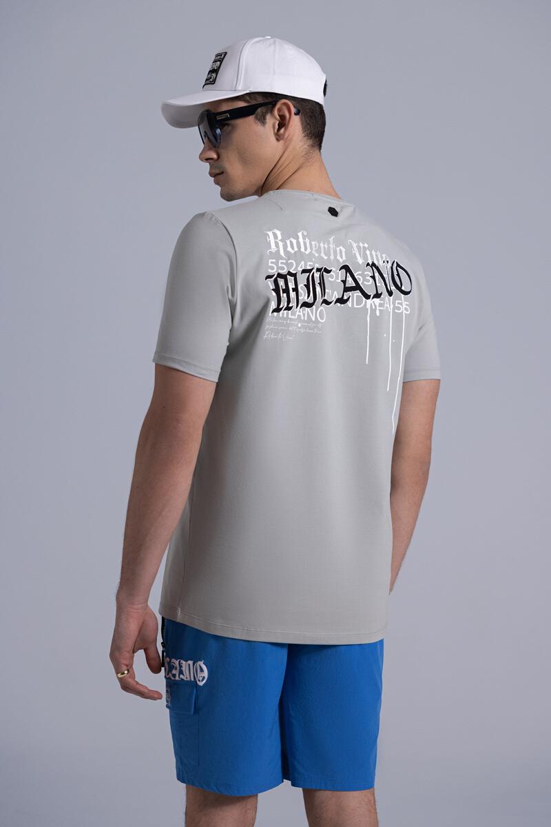 ROBERTO VINO MILANO DRIPPING T-SHIRT US-18
