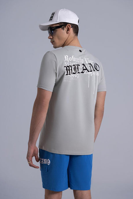 ROBERTO VINO MILANO DRIPPING T-SHIRT US-18