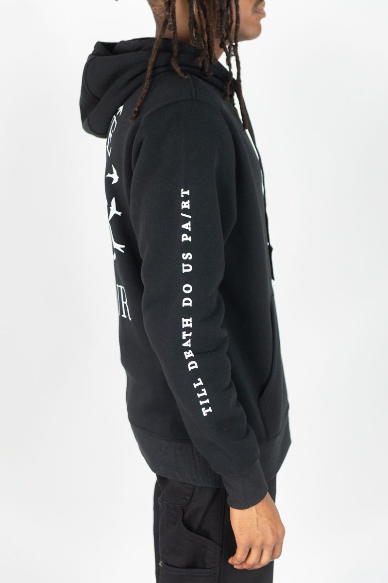 REBEL MINDS FLEECE ZIP UP HOODIE INFINITE AMOUR MULTI COLORS