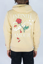 REBEL MINDS FLEECE ZIP UP HOODIE INFINITE AMOUR MULTI COLORS