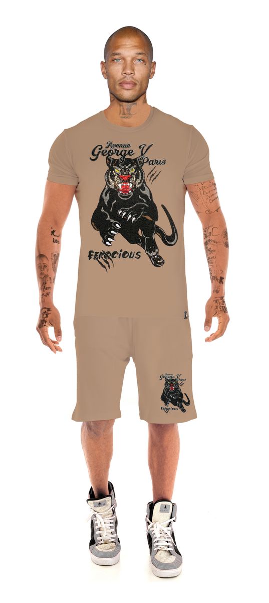 GEORGE V PARIS - GVS274 - FEROCIOUS TIGER - SHORT SET MULTI COLORS