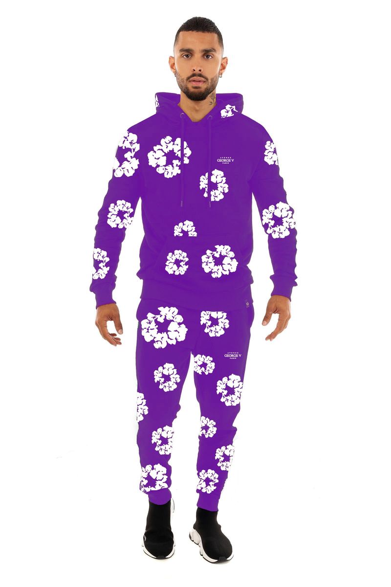 タグ付き FLOWER PRINT VELOUR PANTS 直近モデル Shop Graphic floral print satin palazzo pants | eShakti