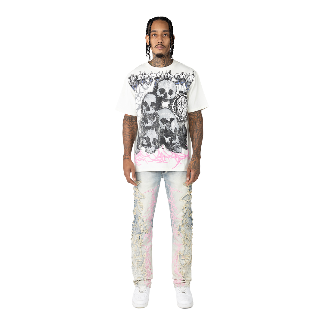 SMOKE RISE HEART AND SOUL T-SHIRT MULTI COLORS