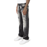 SMOKE RISE LONG STRAIGHT DYSTOPIA JEANS BLACK WASH