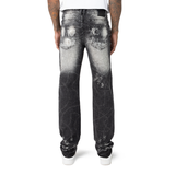 SMOKE RISE LONG STRAIGHT DYSTOPIA JEANS BLACK WASH