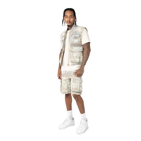 SMOKE RISE CARGO CAMO VEST MULTI COLORS