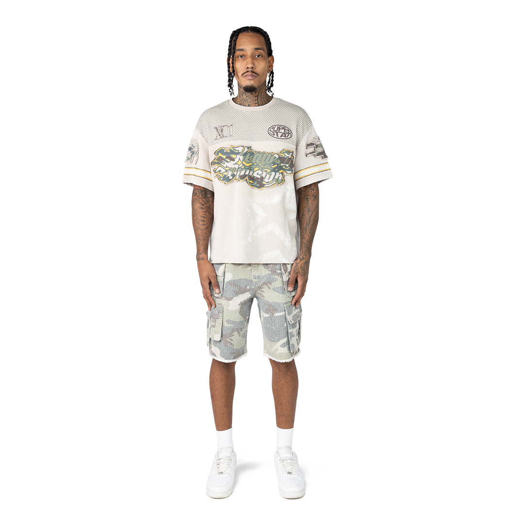 SMOKE RISE HEAVENLY DIVISION MESH T-SHIRT MULTI COLORS