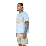 SMOKE RISE HEAVENLY DIVISION MESH T-SHIRT MULTI COLORS