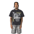 SMOKE RISE ELITE CLUB WIDE CROPPED T-SHIRT MULTI COLOR