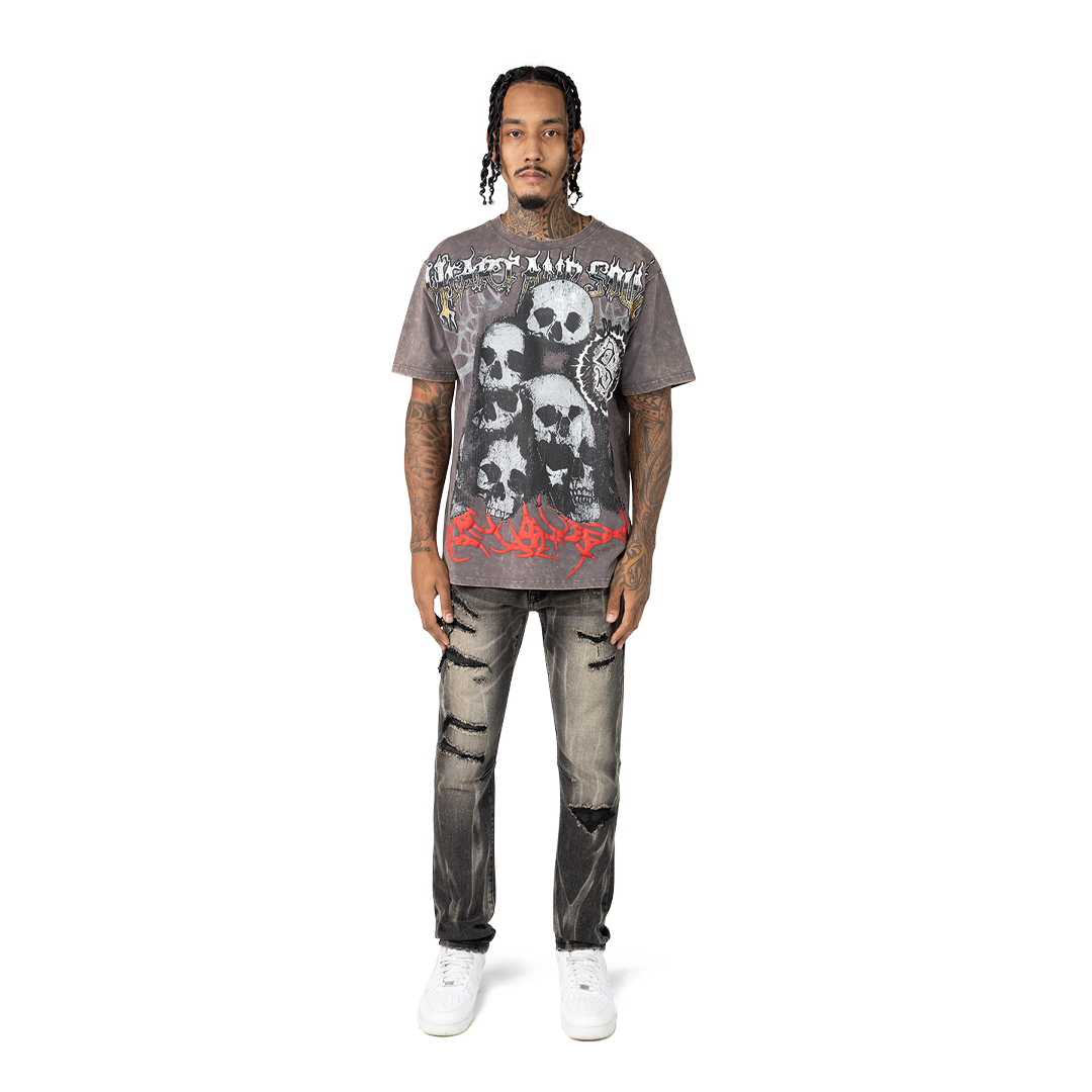 SMOKE RISE HEART AND SOUL T-SHIRT MULTI COLORS