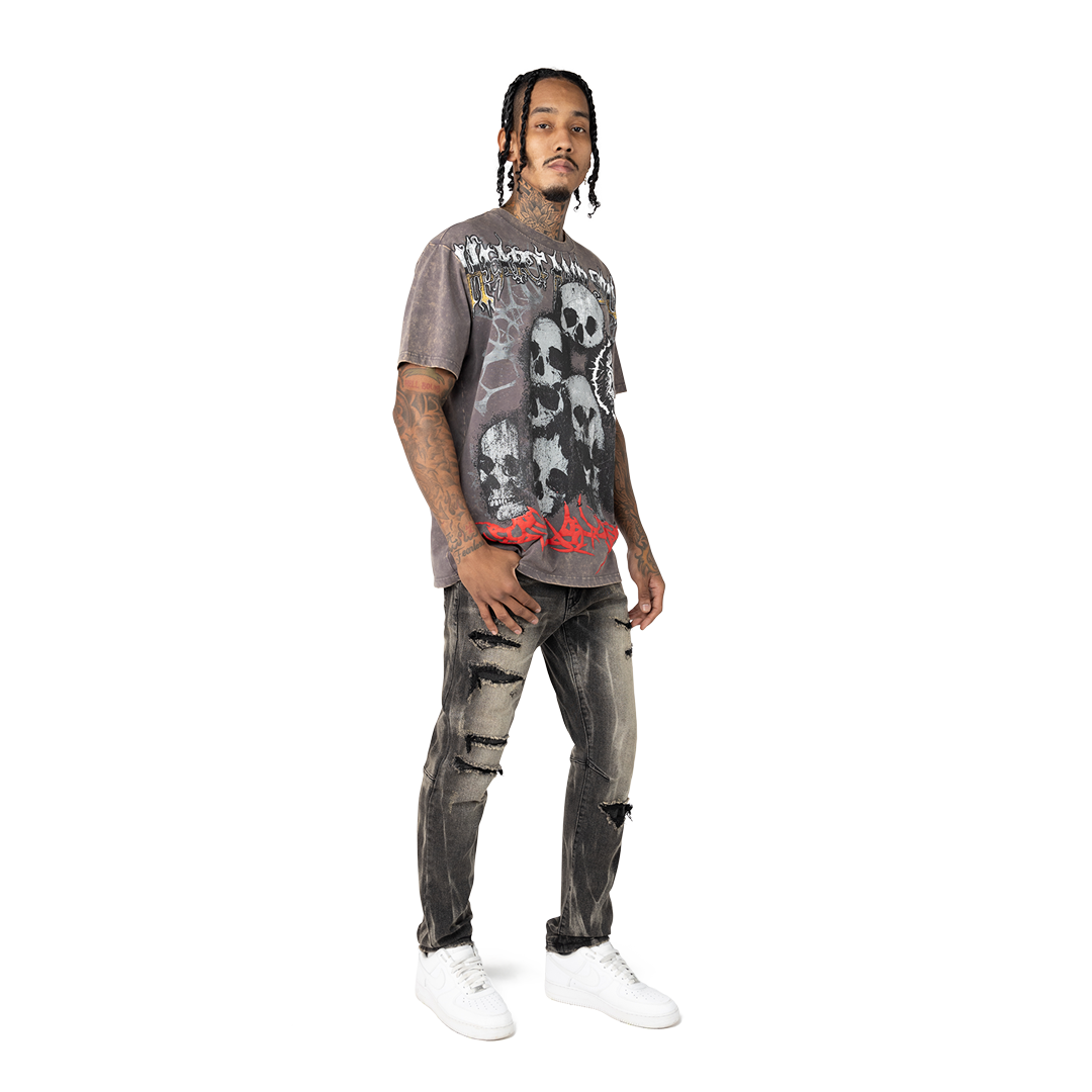 SMOKE RISE HEART AND SOUL T-SHIRT MULTI COLORS