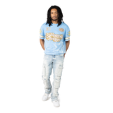 SMOKE RISE HEAVENLY DIVISION MESH T-SHIRT MULTI COLORS