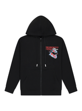 Roberto Vino Milano Fresh Cherry Zip Up Hoodie Black