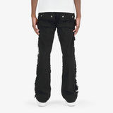 COPPER RIVET CARGO STACKED JEANS MULTI COLORS
