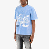 COPPER RIVET ACID WASH REVENGE T-SHIRT MULTI COLORS