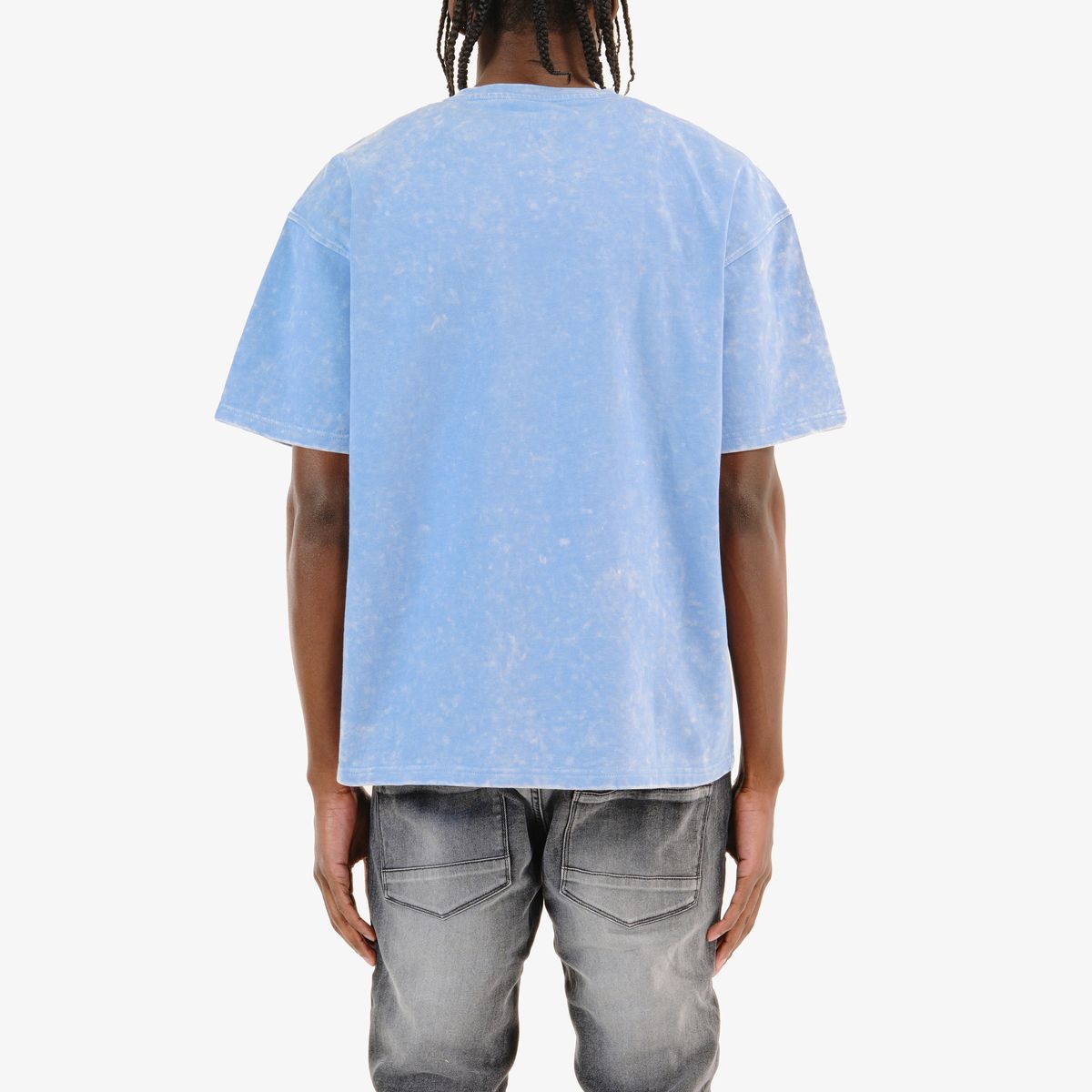 COPPER RIVET ACID WASH REVENGE T-SHIRT MULTI COLORS