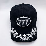 Hudson Diamond 777 Suede Trucker Hat Multi Colors