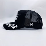 Hudson Diamond 777 Suede Trucker Hat Multi Colors