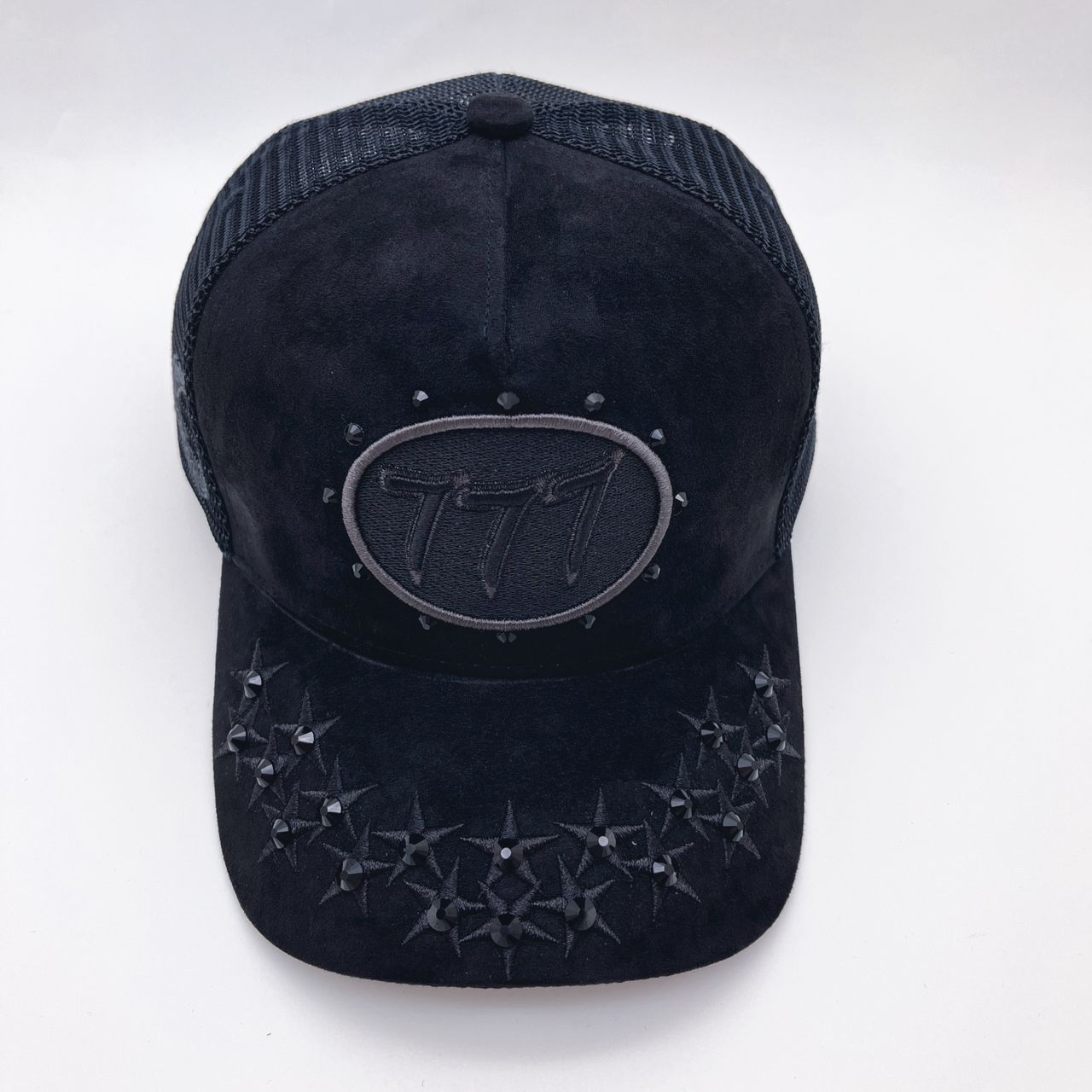 Hudson Diamond 777 Suede Trucker Hat Multi Colors | Drip Nation IL