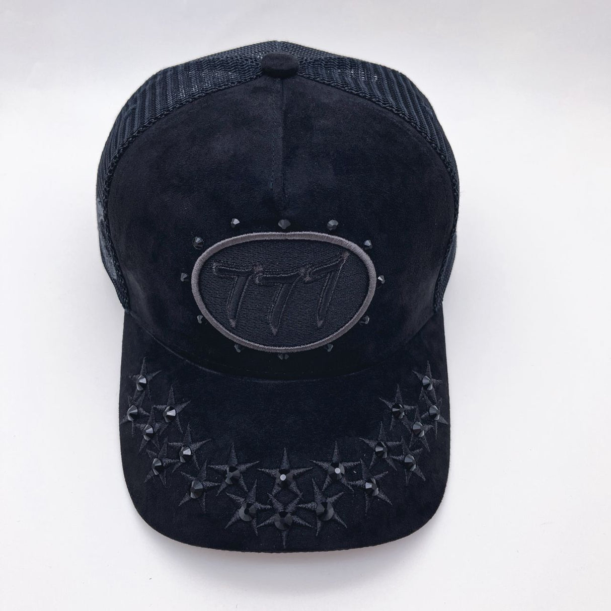 Hudson Diamond 777 Suede Trucker Hat Multi Colors