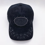 Hudson Diamond 777 Suede Trucker Hat Multi Colors