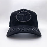 Hudson Diamond 777 Suede Trucker Hat Multi Colors