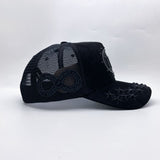 Hudson Diamond 777 Suede Trucker Hat Multi Colors