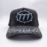 Hudson Diamond 777 Suede Trucker Hat Multi Colors
