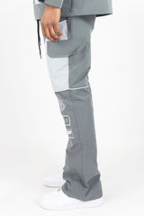 REBEL MINDS RACING ANORAK NYLON STACKED JOGGER MULTI COLORS