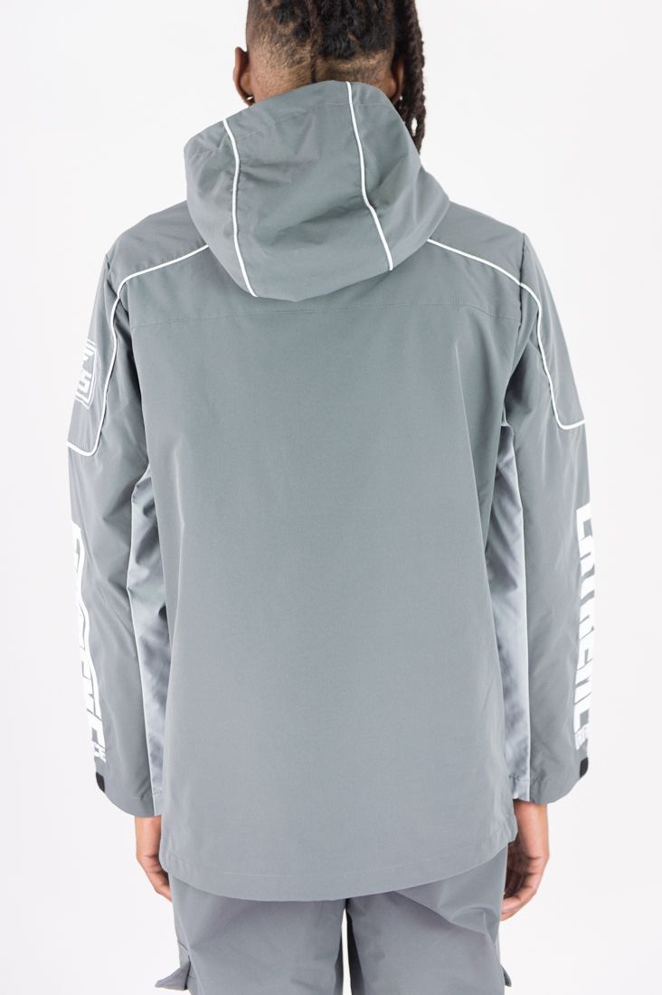 REBEL MINDS RACING ANORAK NYLON HOODIE MULTI COLORS