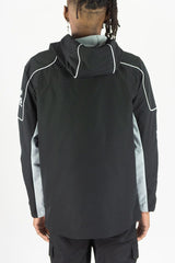REBEL MINDS RACING ANORAK NYLON HOODIE MULTI COLORS