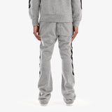 COPPER RIVET MOHAIR EMBROIDERY STACKED SWEATPANTS MULTI COLORS