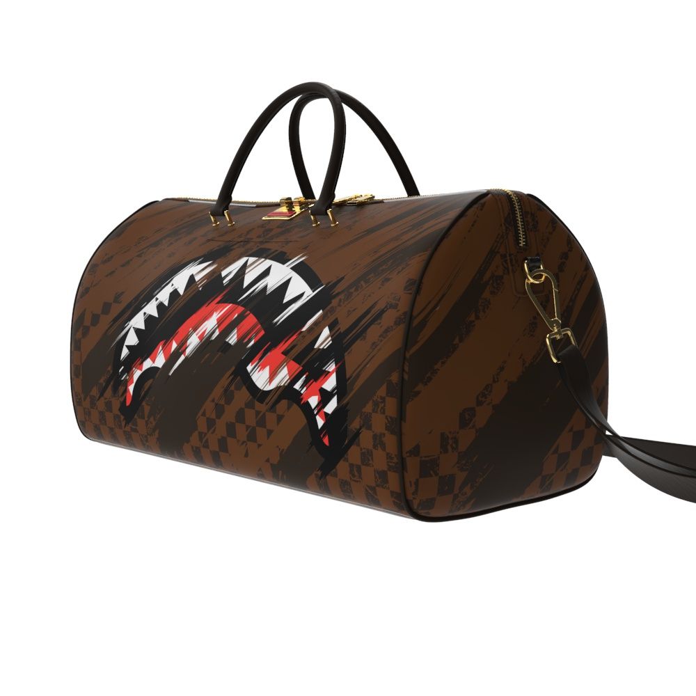 Sprayground Smeared Grunge Large Duffle Bag